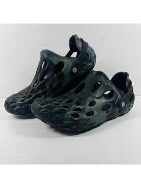 Merrell Hydro Moc Water Slip On Shoes Mens 11 EVA Foam Clogs Black Gray Marbled